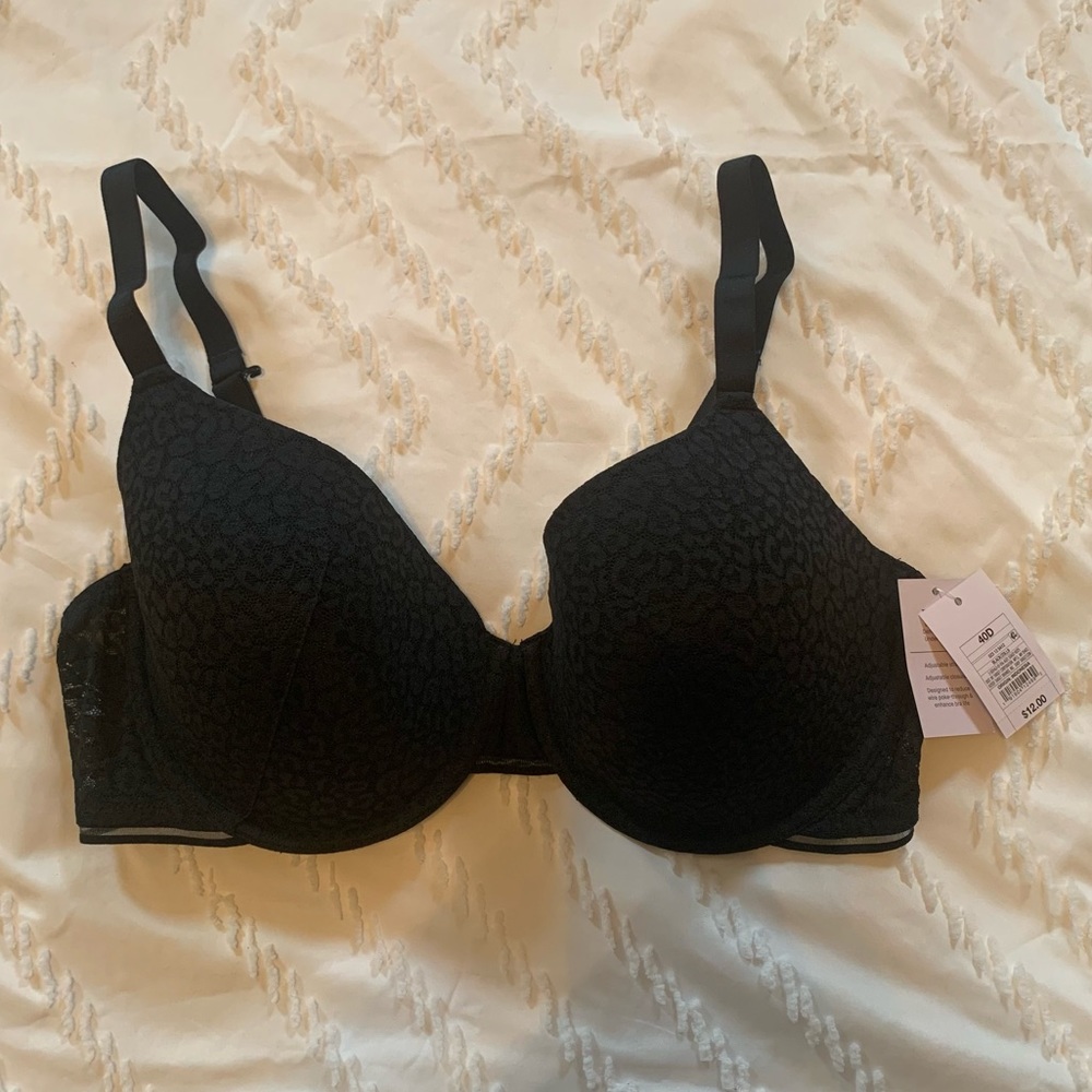 NWT Leopard Print Demi Bra